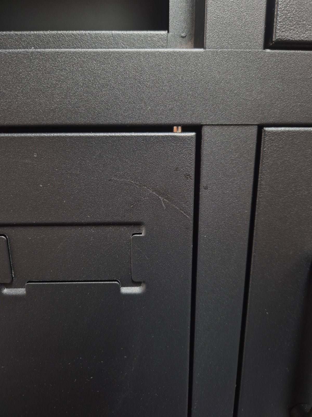 *Seconds Black 6 Door Metal Locker Cabinet