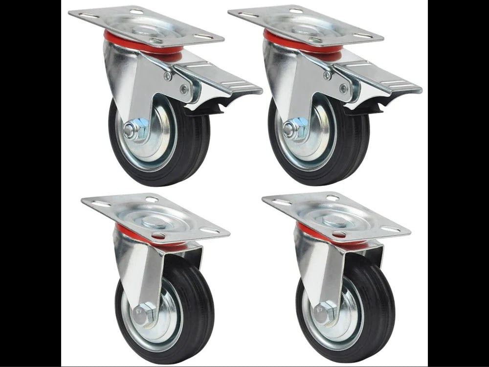 Caster wheels used on lockers