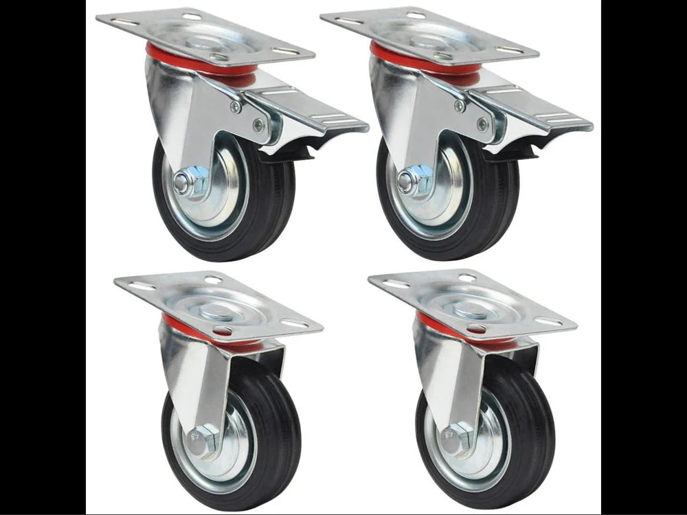 Four caster wheels for Kitchen Island