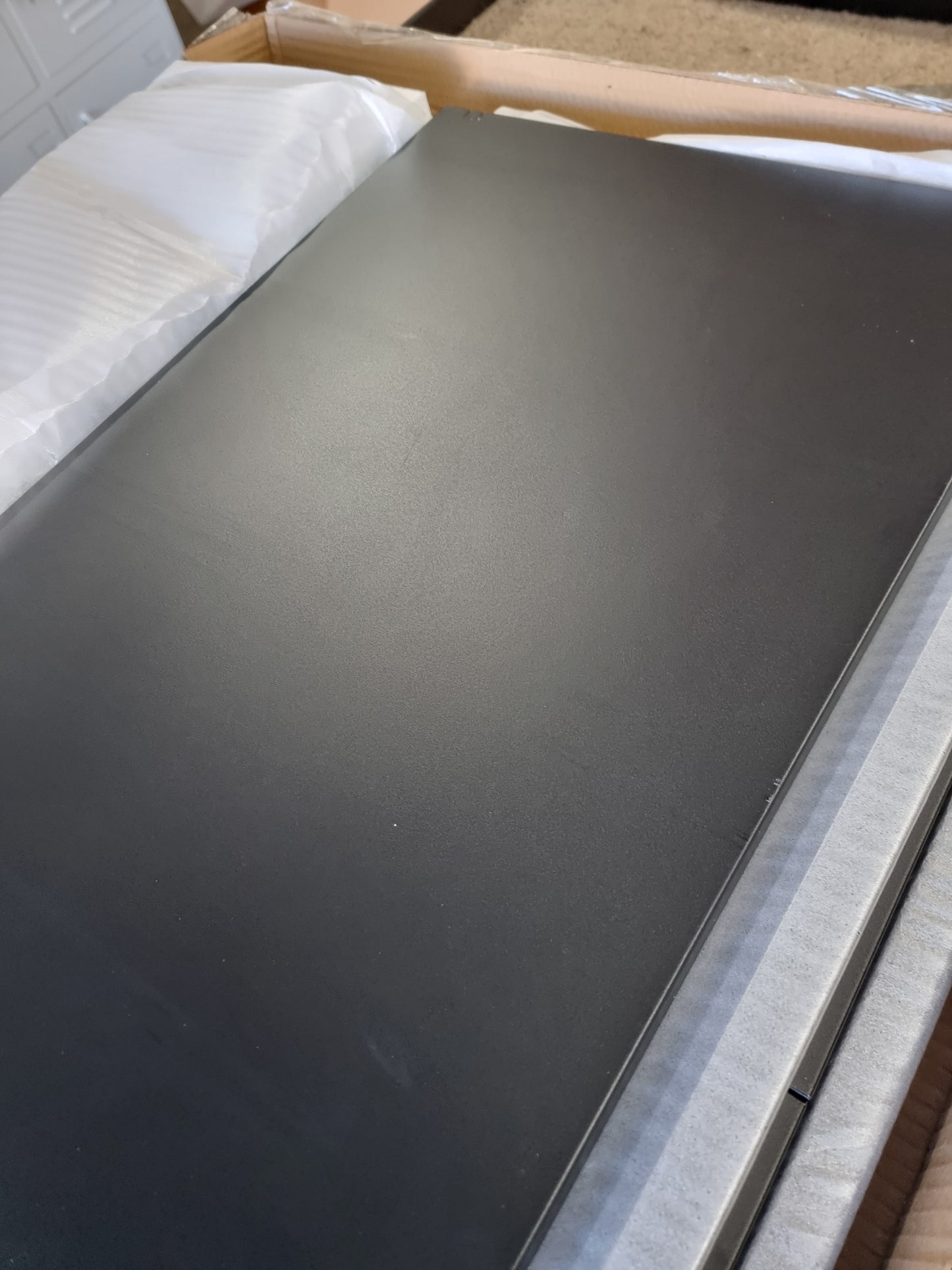 Black Metal Tallboy Drawer Cabinet
