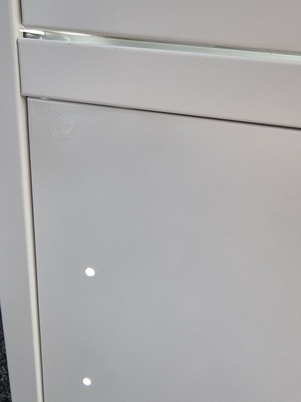 Seconds White 6 Door Metal Locker Cabinet