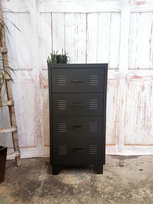 Black 4 Drawers