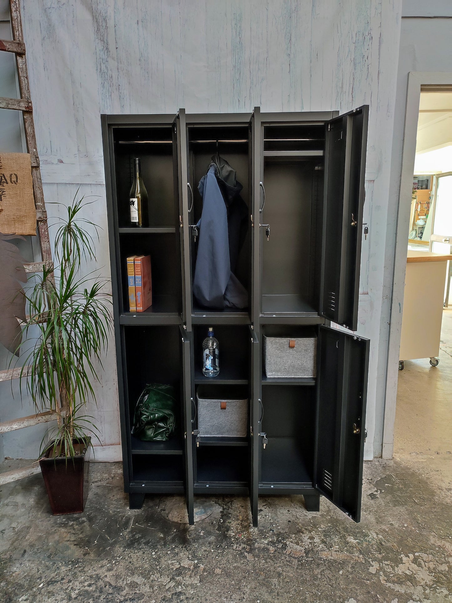 Seconds Black Wardrobe Locker
