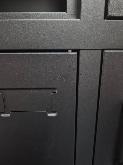 *Seconds Black 6 Door Metal Locker Cabinet