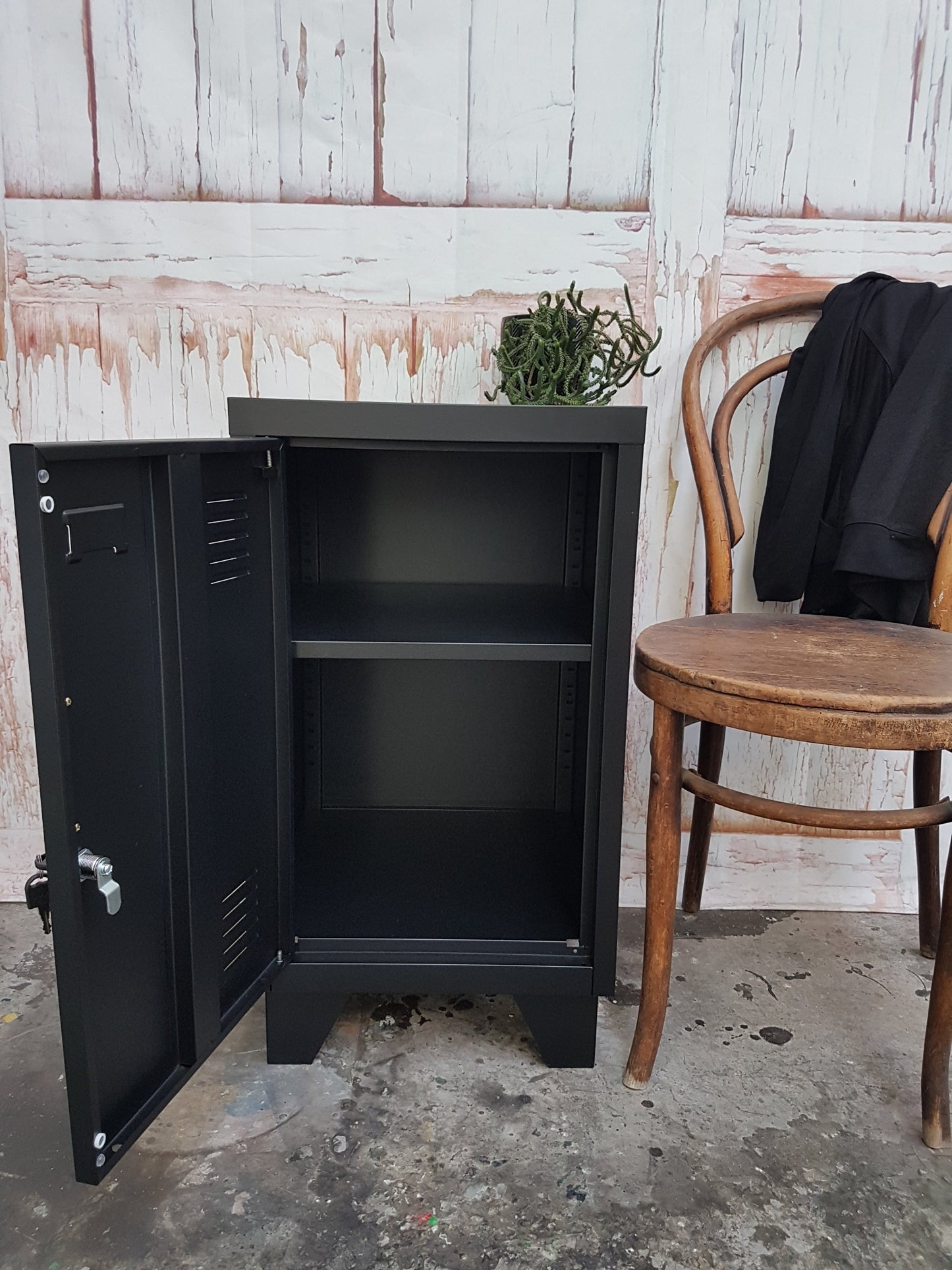 Seconds Left open Black Mini Locker