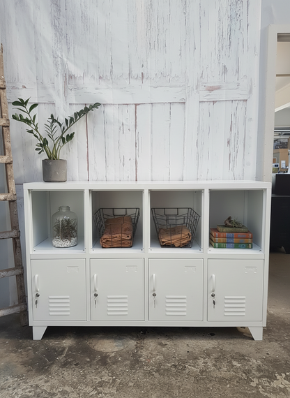 White cubby Sideboard Locker