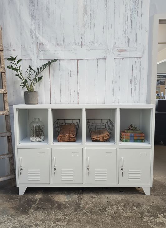White cubby Sideboard Locker