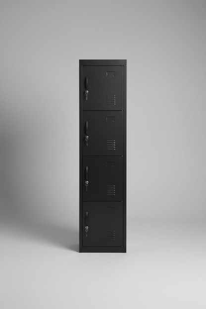 Black 4 Door Locker