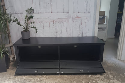 Long Black 2 Door console