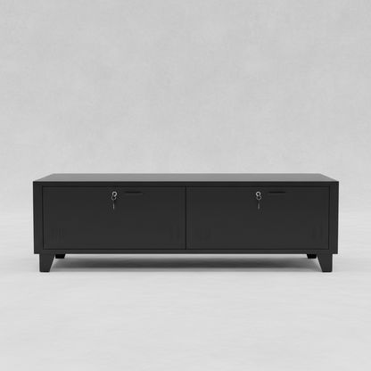 Long Black 2 Door console
