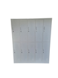 White 10 Door Locker