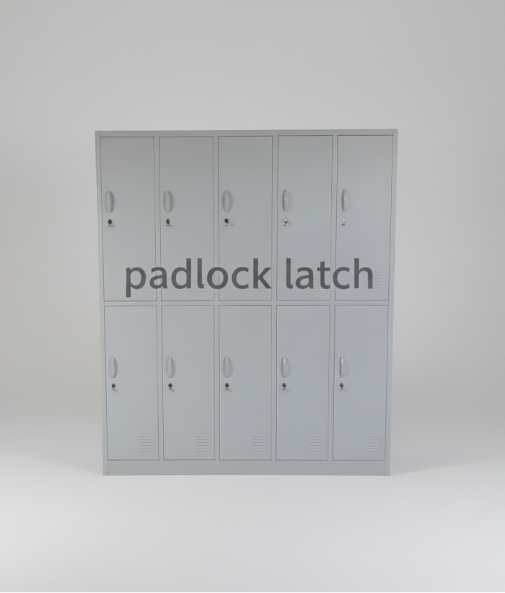 White 10 Door Locker