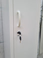 Skinny White 1 Door Locker