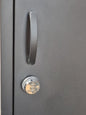 Black 9 Door Locker with Oak top