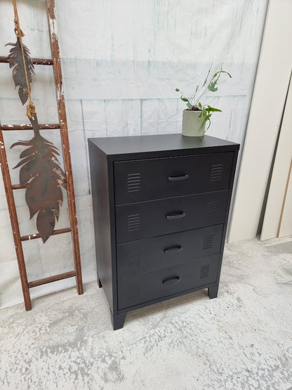 Black Tall boy Drawers