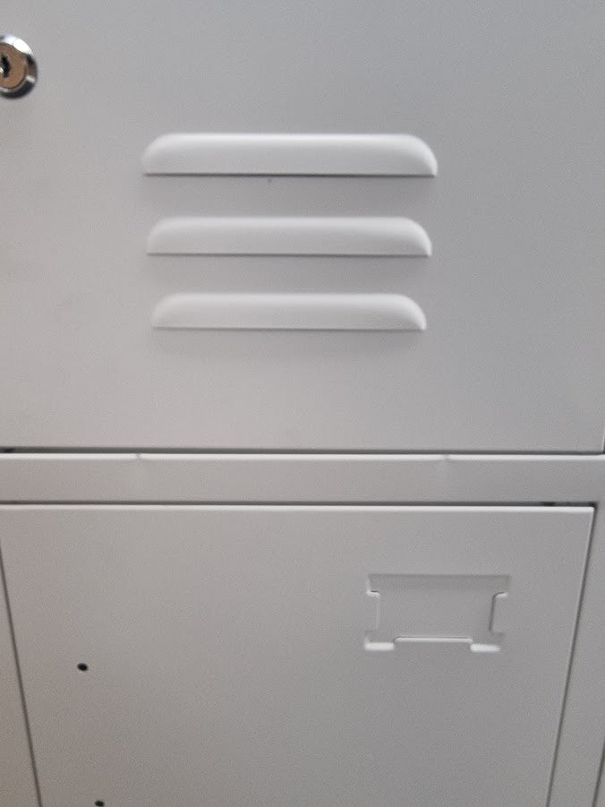 Seconds White 6 Door Metal Locker Cabinet