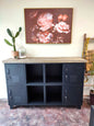 Black Sideboard Locker with Pallet top