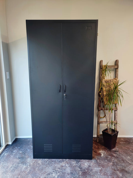 Black 2 Door Cupboard