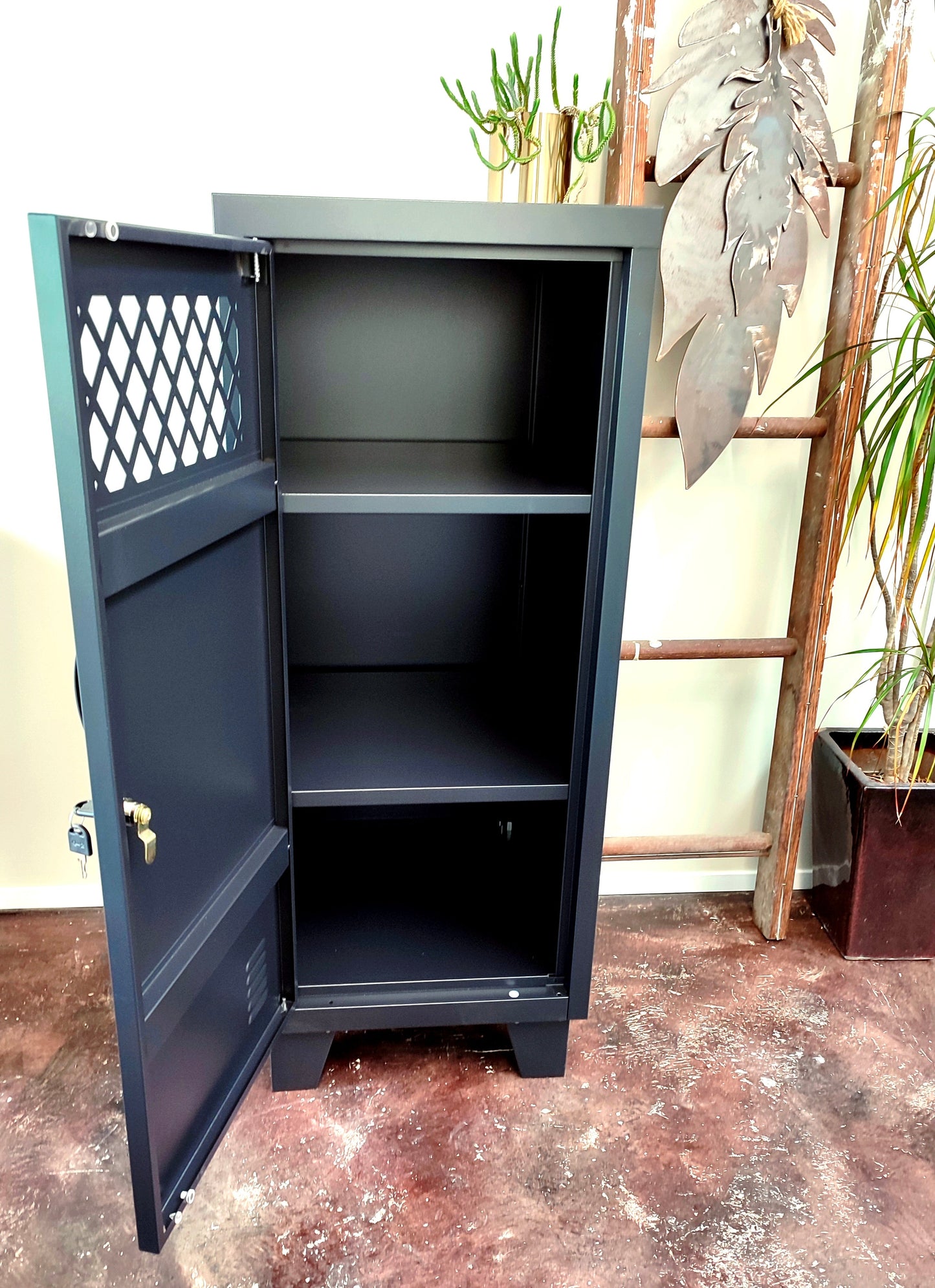 Seconds Black Side Cabinet
