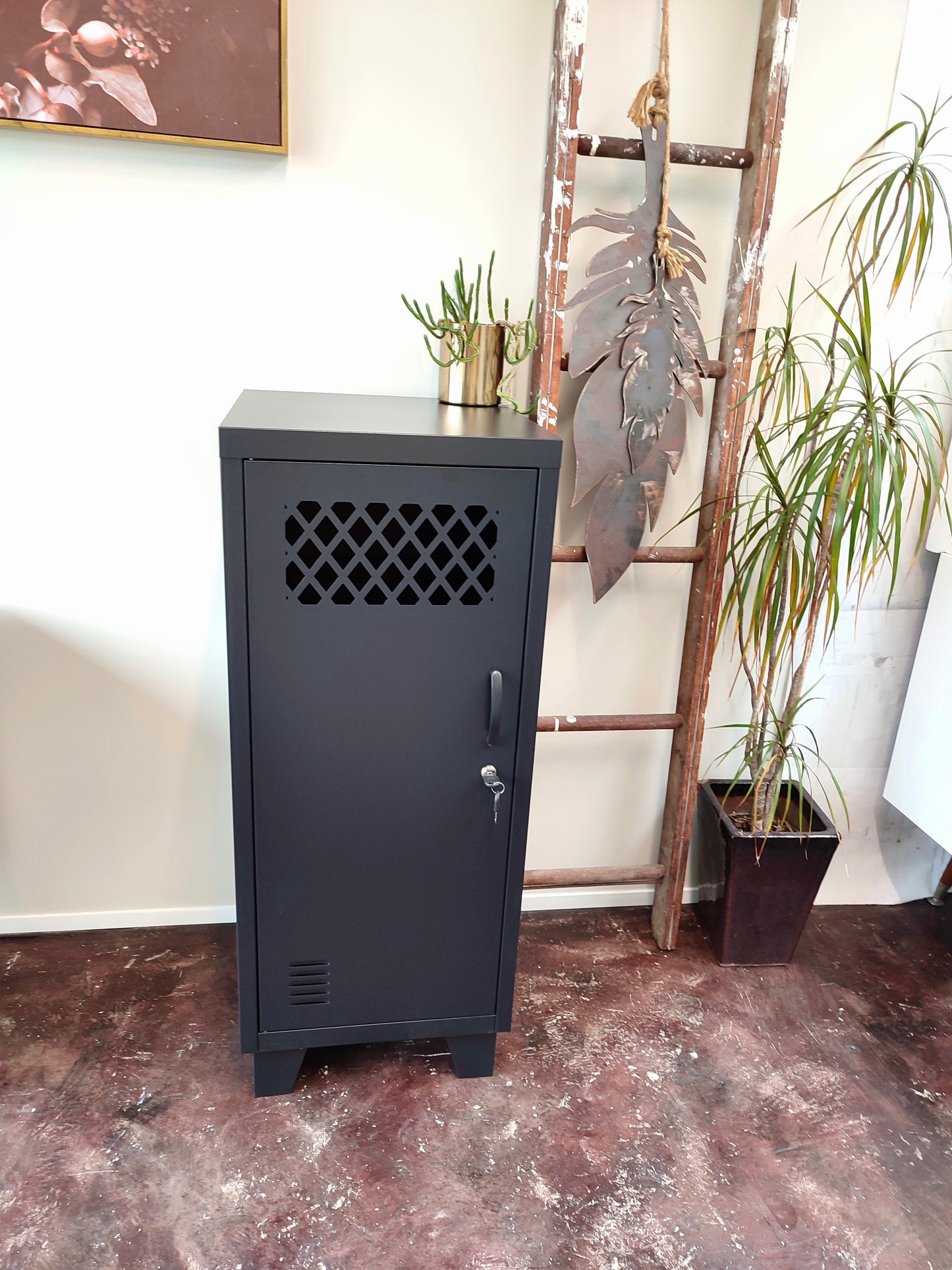 Seconds Black Side Cabinet