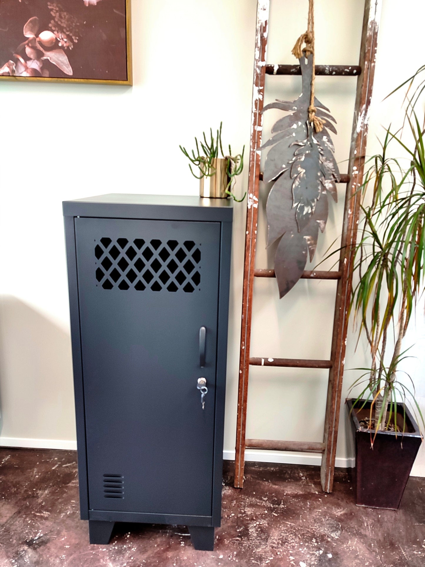 Seconds Black Side Cabinet