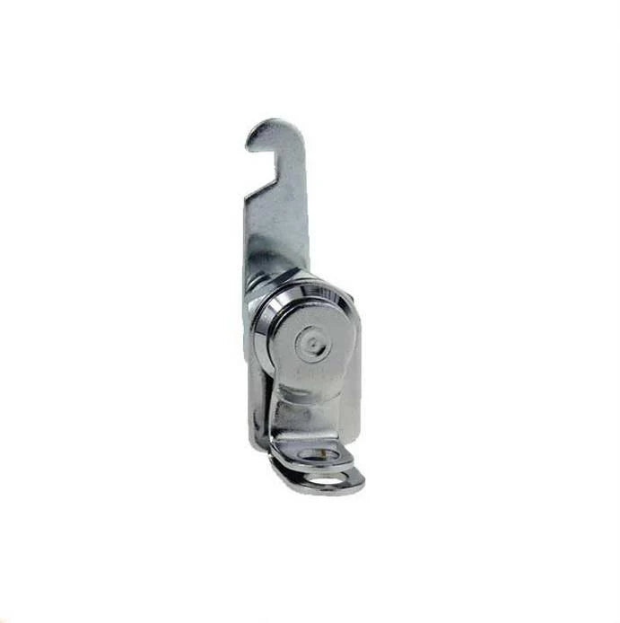 Metallic latch on a white background