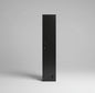 Slim Metal Locker Cabinet 1 Door, Black 2m high