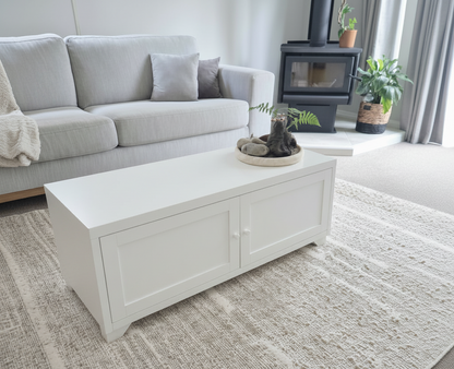 White Coffee Table Cabinet