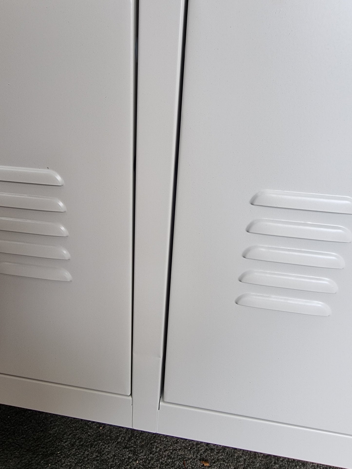 Seconds White Metal 6 Drawer