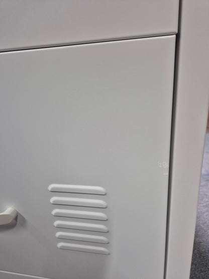 Seconds White Metal 6 Drawer