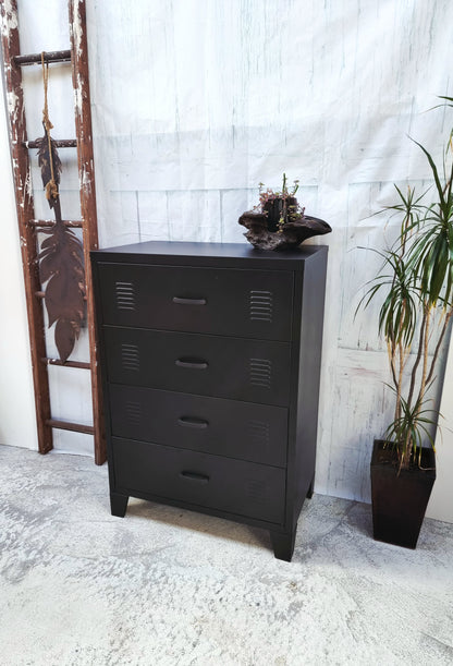 Black Tall boy Drawers