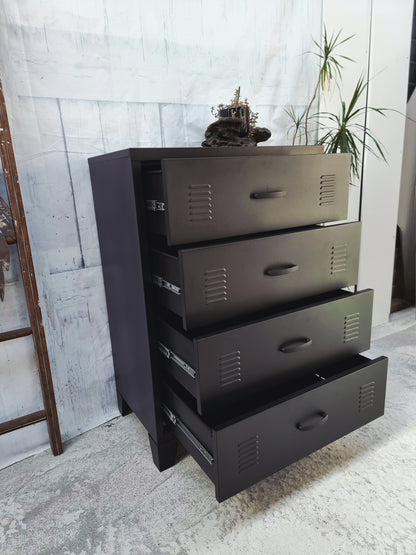 Black Tall boy Drawers