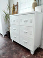 Seconds White Metal 6 Drawer