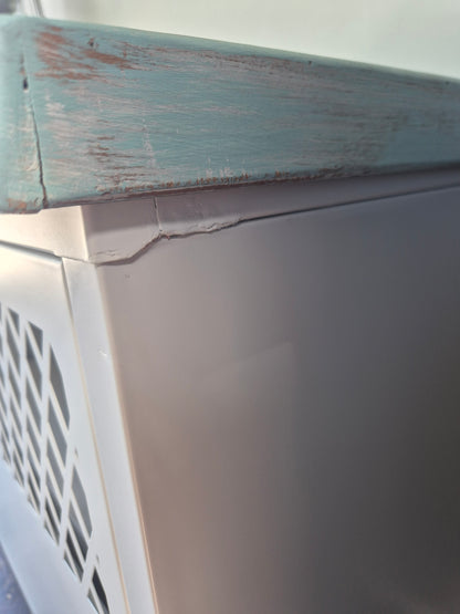 Seconds White TV Cabinet with top