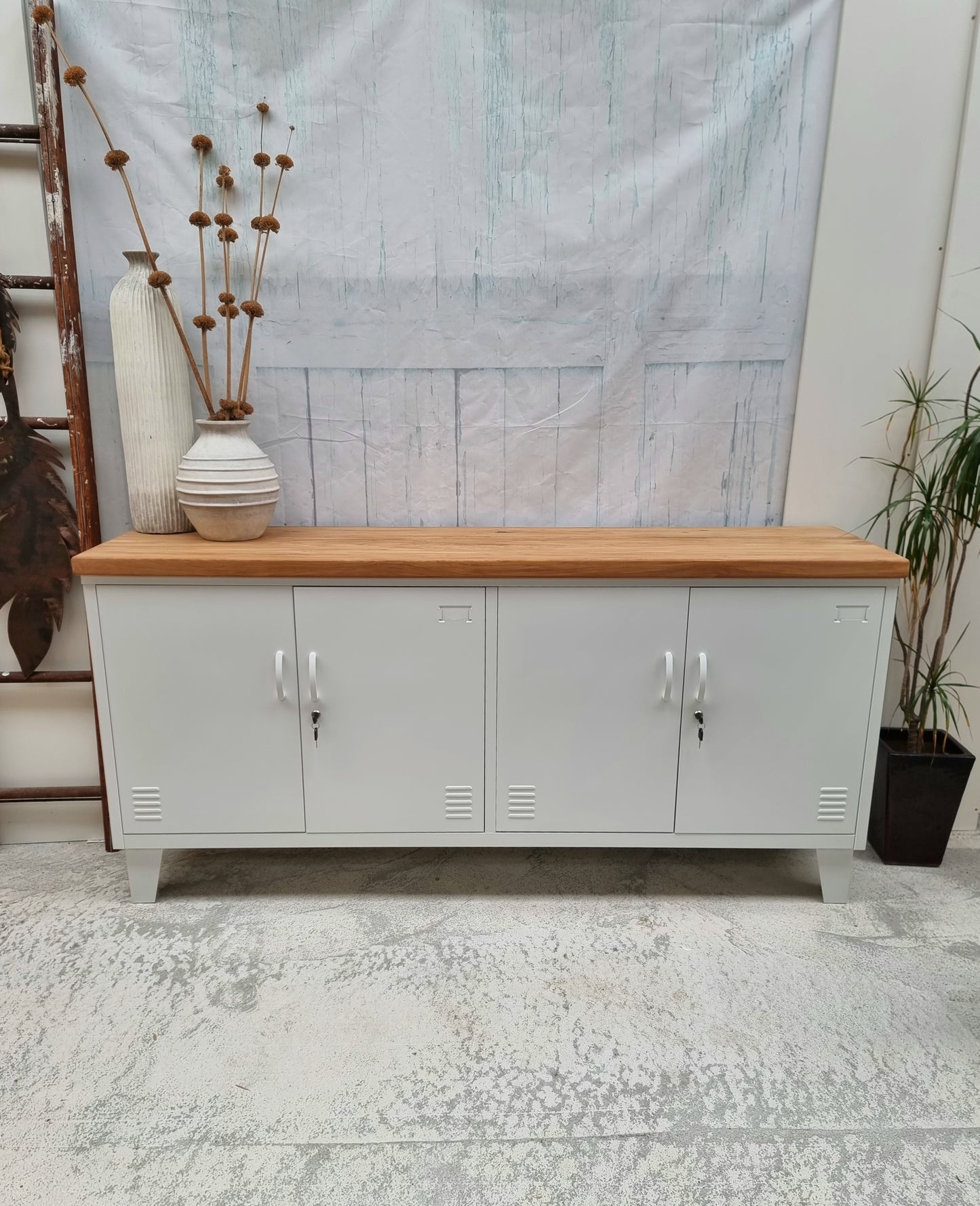 Seconds White Versatile Locker wood top