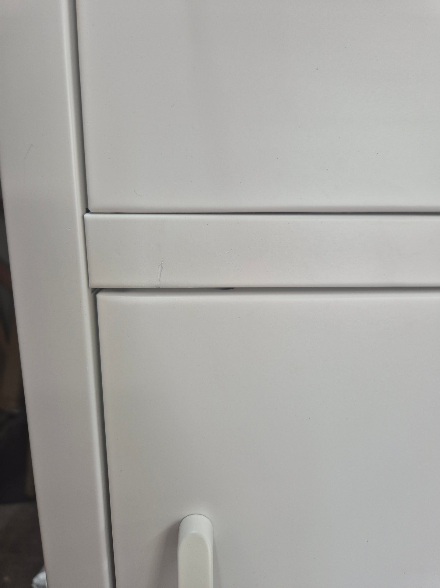 *seconds* White 8 Door Sideboard Locker