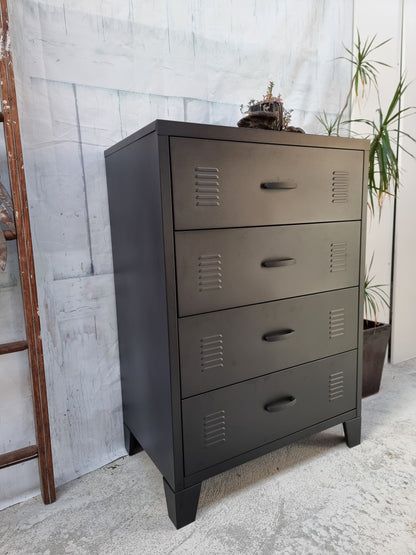 Black Tall boy Drawers