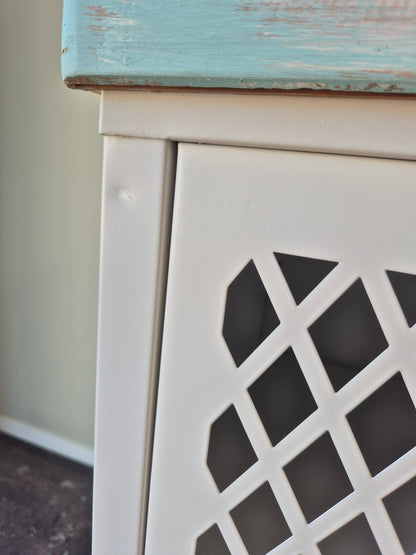 Seconds White TV Cabinet with top