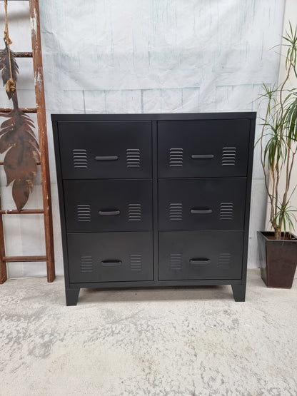 Black 6 Drawer