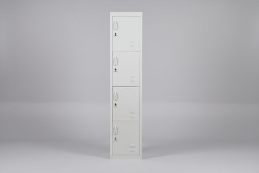1.8H White 4 Door Locker