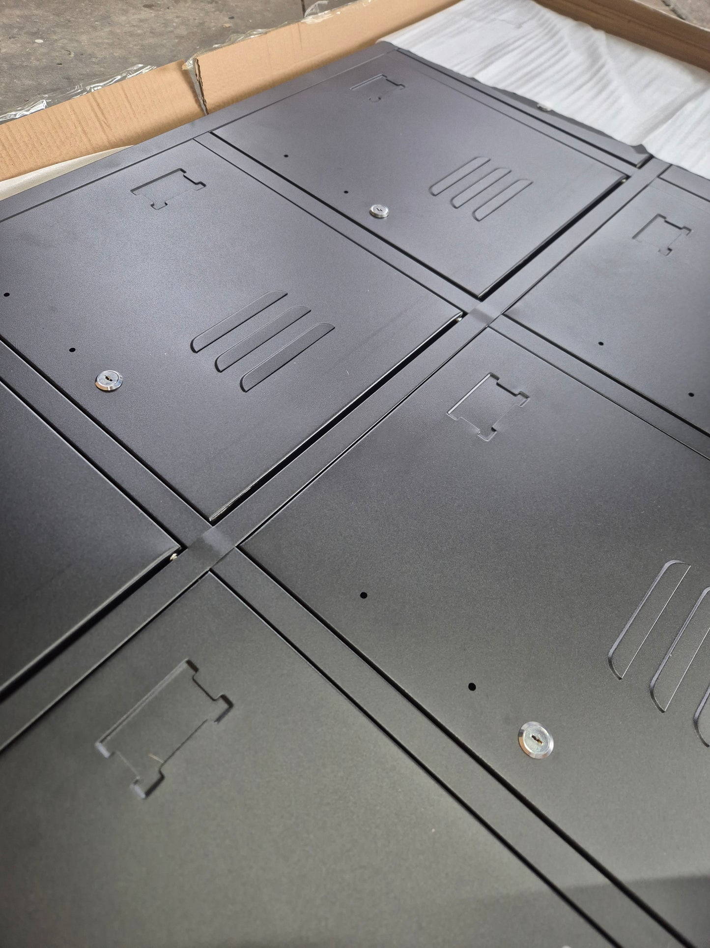 Black 8 Door Sideboard Locker -  2nds*