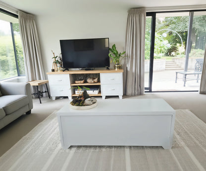 White Coffee Table Cabinet