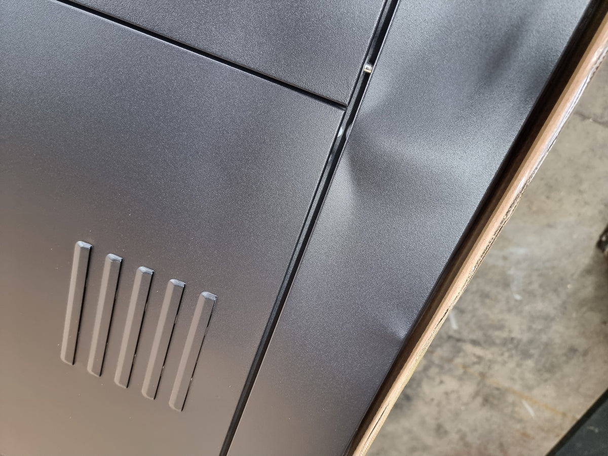 Seconds Black 2 Door Cupboard