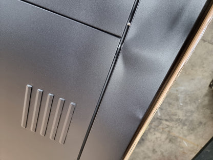 Seconds Black 2 Door Cupboard