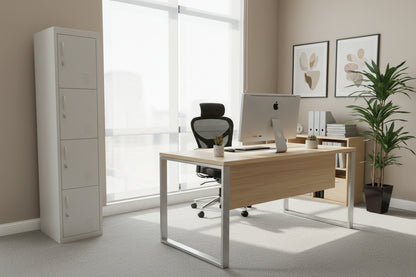 1.8H White 4 Door Locker