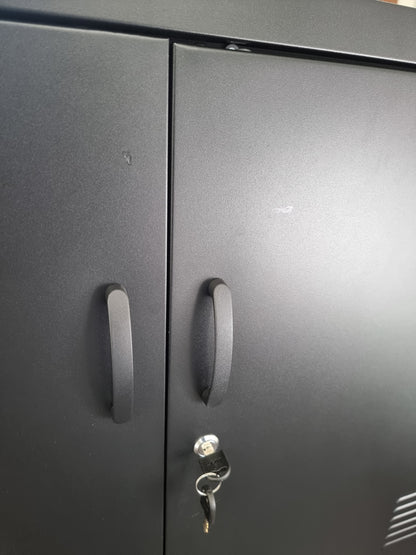 Seconds Black Versatile Metal Locker Cabinet