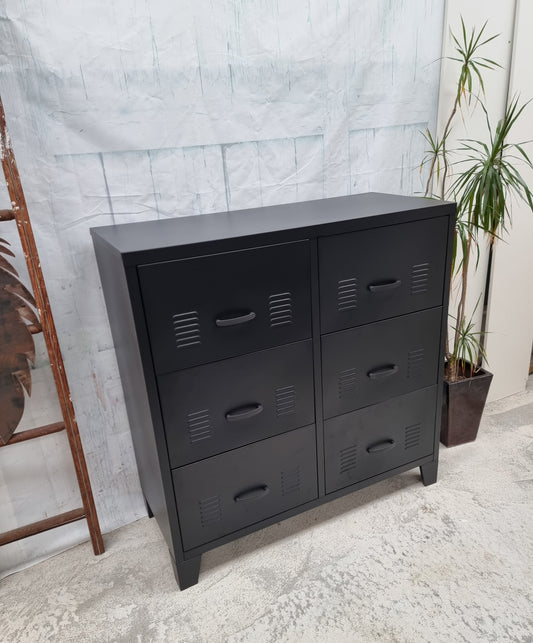 Black 6 Drawer