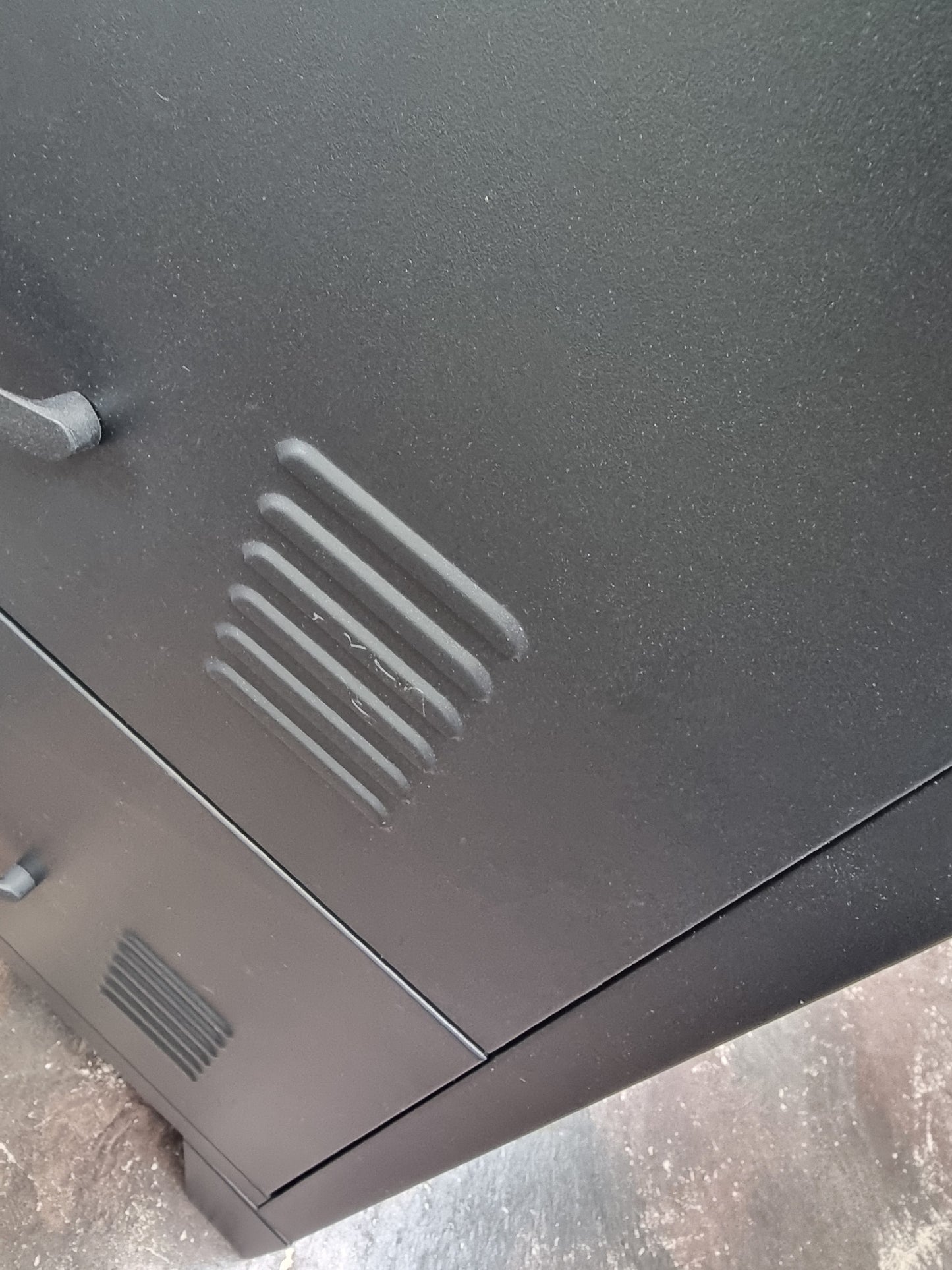 Seconds Black Metal Drawer Cabinet – 6 Drawer
