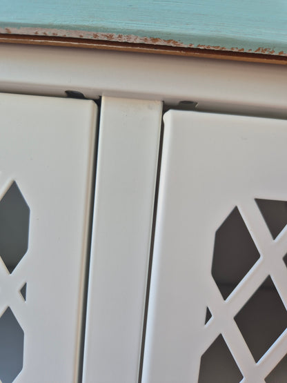 Seconds White TV Cabinet with top