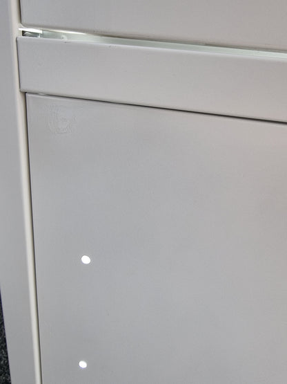 Seconds White 6 Door Metal Locker Cabinet